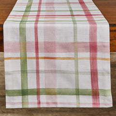 Bella Plaid Table Runner 72"