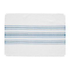 Blue Stripe Indoor/ Outdoor Placemat Set of 6