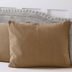 Burlap Natural Standard Sham