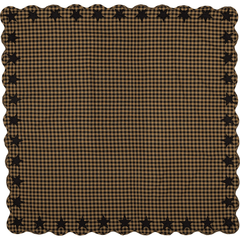 Black Star Square Tablecloth
