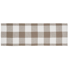 Annie Portabella Buffalo Check Table Runner