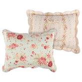 Antique Rose Blue Pillow Sham