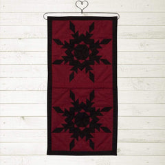 Black Feathered Star Mini Runner
