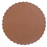 Burgundy Check Round Tablecloth