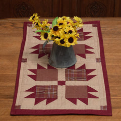 Burgundy Bear's Paw Mini Runner