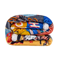 Bandits and Heroes Sherpa Throw and Pillows - 3 Piece Set