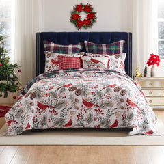 Cardinal Plaid Pillow Sham