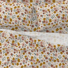 Autumn Bouquet Cotton Sheet Set