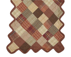 Autumn Plaid Quilted Table Runner