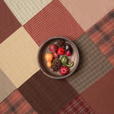 Autumn Plaid Patchwork Tablecloth