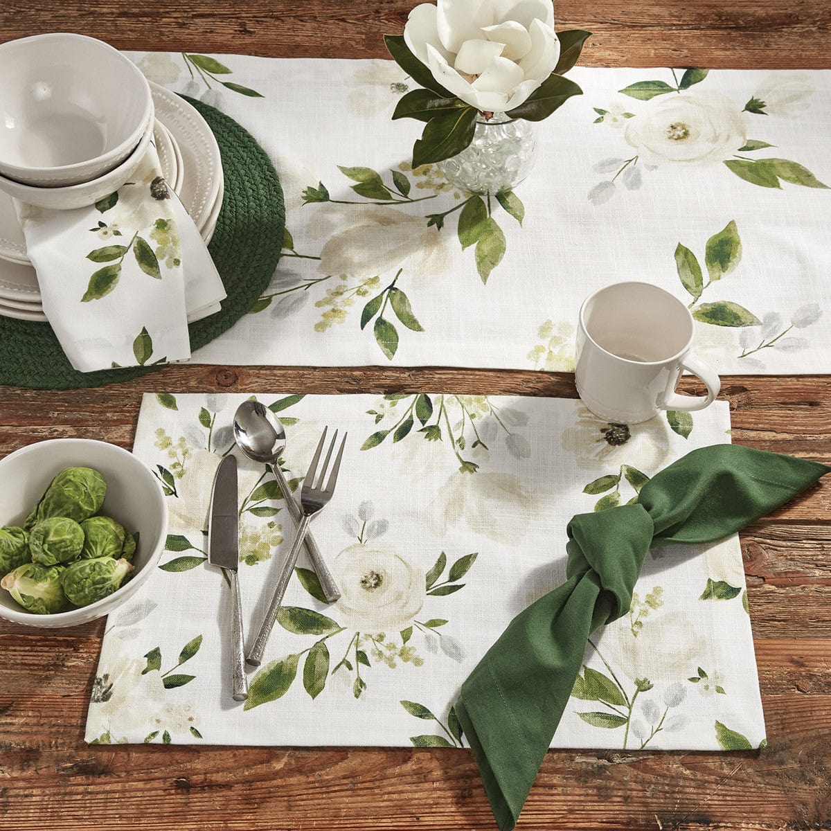 Austen Floral Table Runner 72"