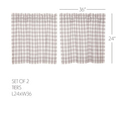 Annie Buffalo Check Tier Set - Grey