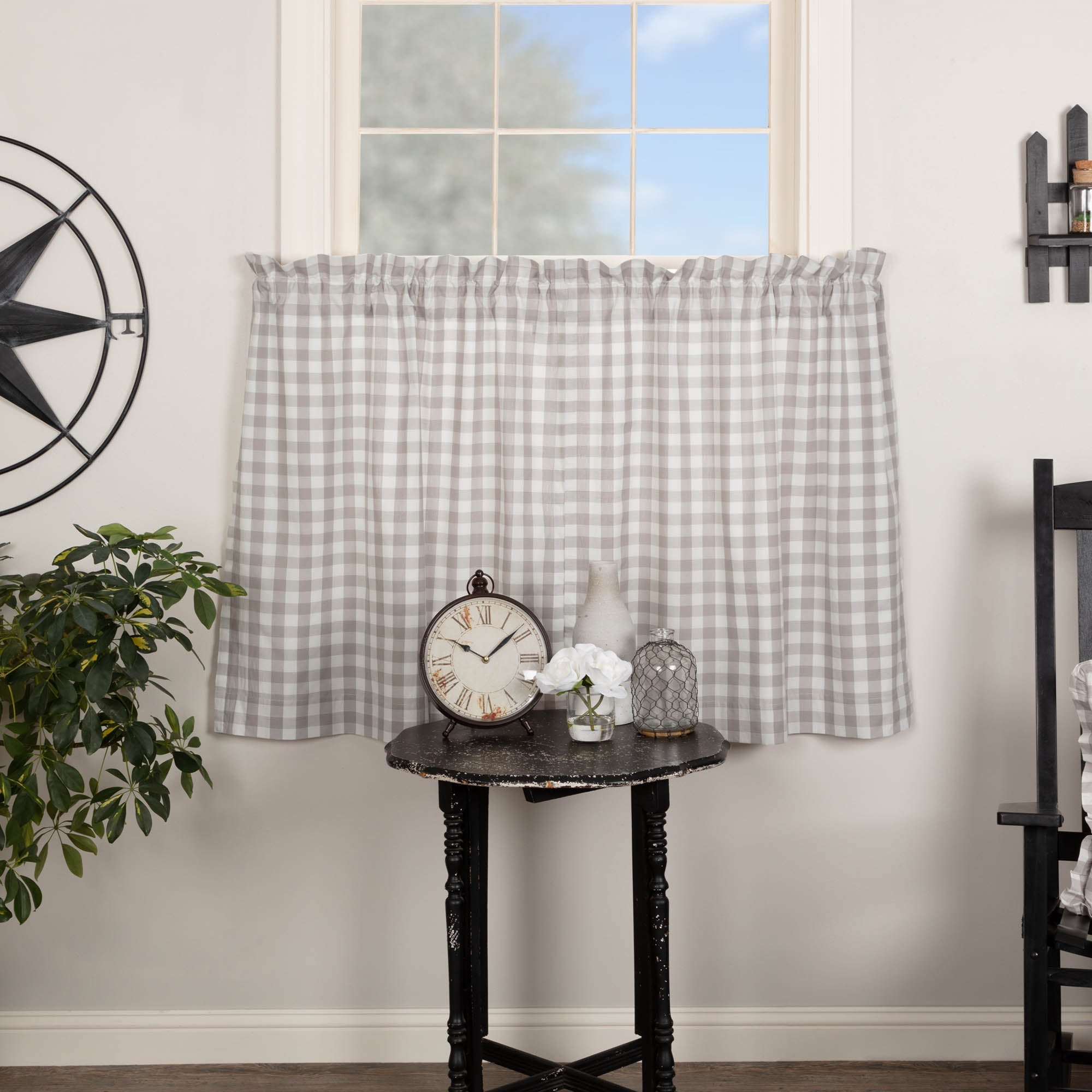 Annie Buffalo Check Tier Set - Grey