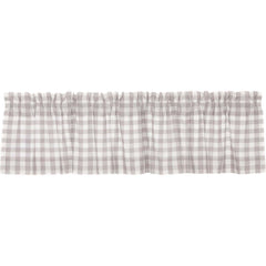 Annie Buffalo Check Valance - Grey