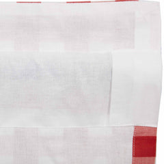 Annie Buffalo Check Ruffled Tier Set - Red