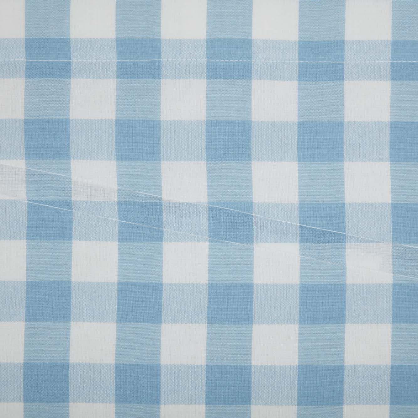 Annie Buffalo Long Prairie Curtain- Blue