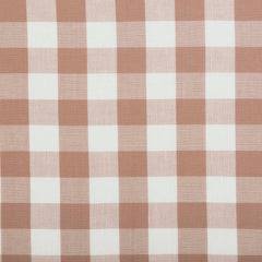 Annie Buffalo Check Prairie Curtain - Portabella