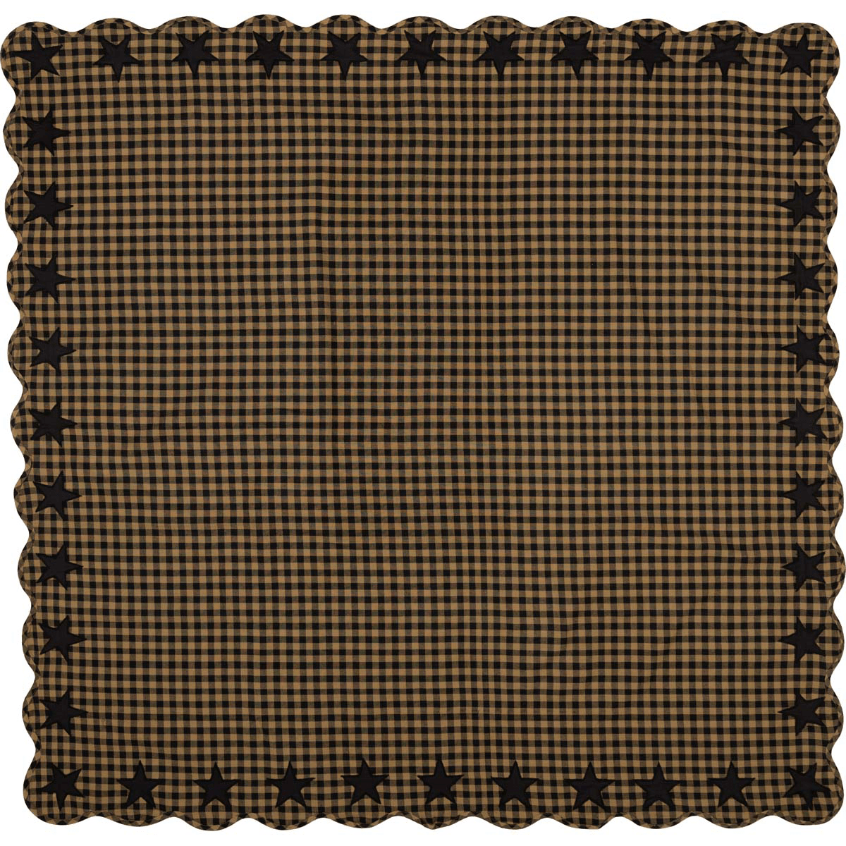 Black Star Square Tablecloth