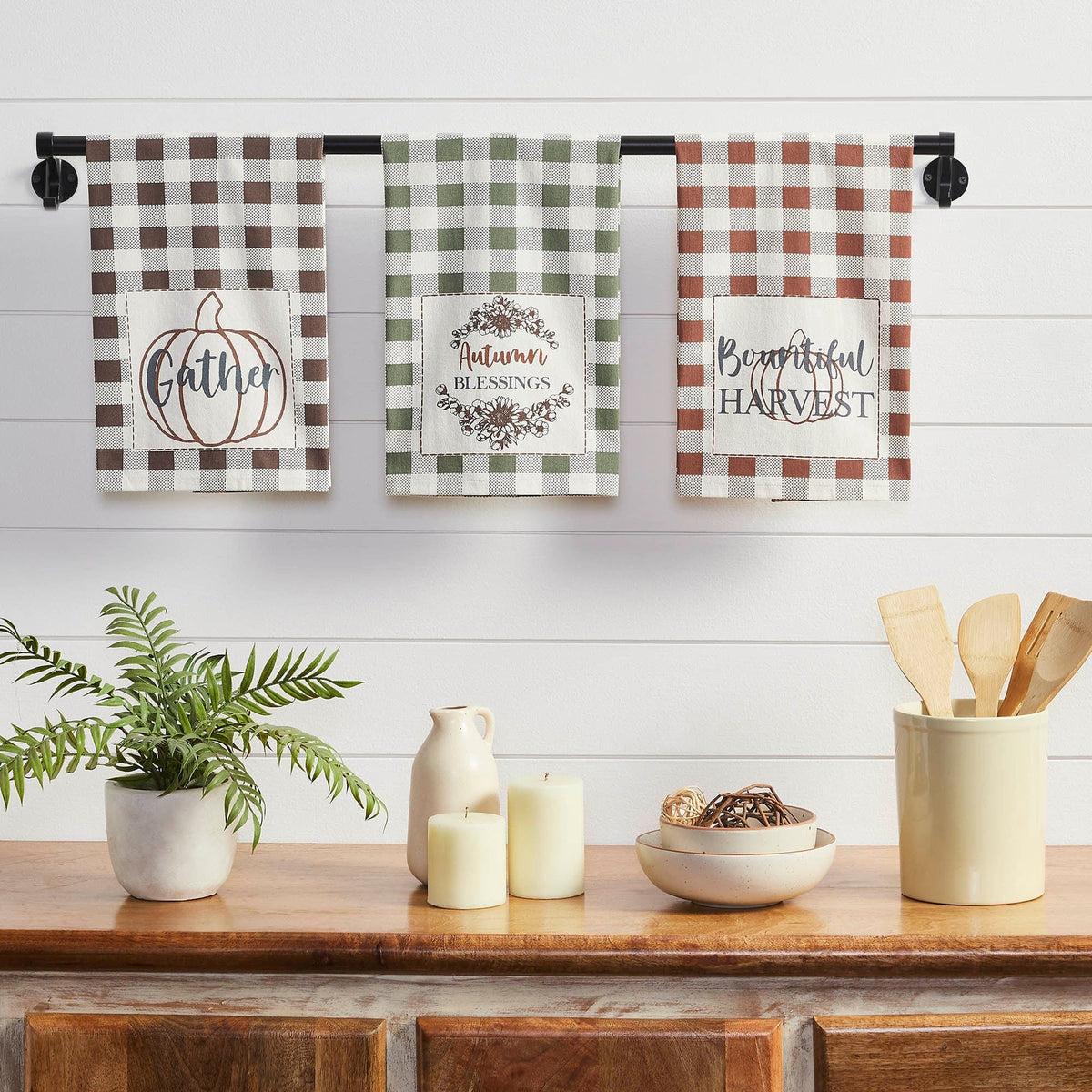 Bountifall Harvest Theme Tea Towel Set