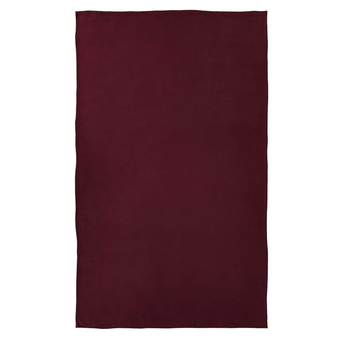 Burlap Merlot Rectangle Tablecloth