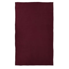 Burlap Merlot Rectangle Tablecloth