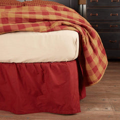 Ashton & Willow Burgundy Bedskirt 16"