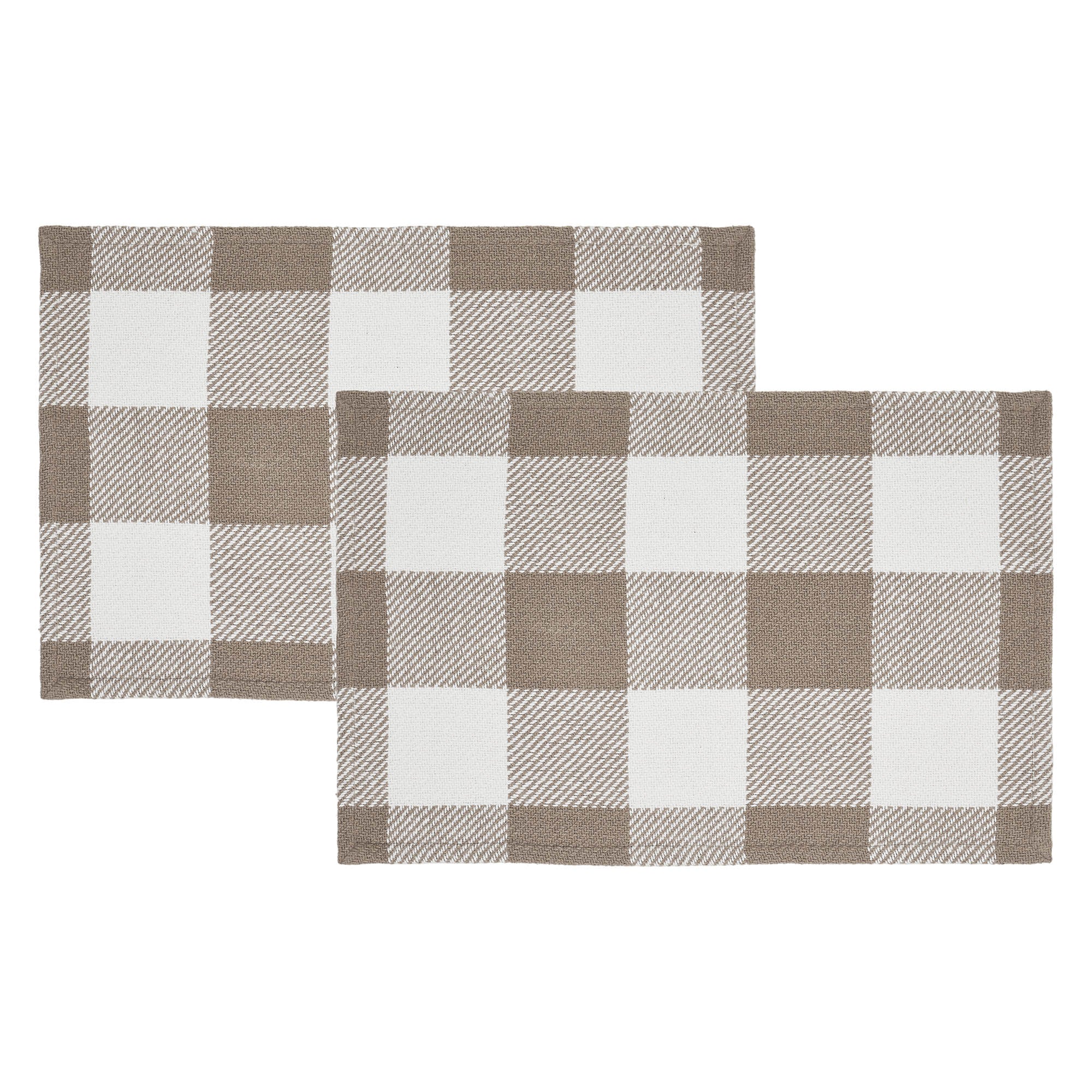 Annie Portabella Buffalo Check Placemat Set of 2