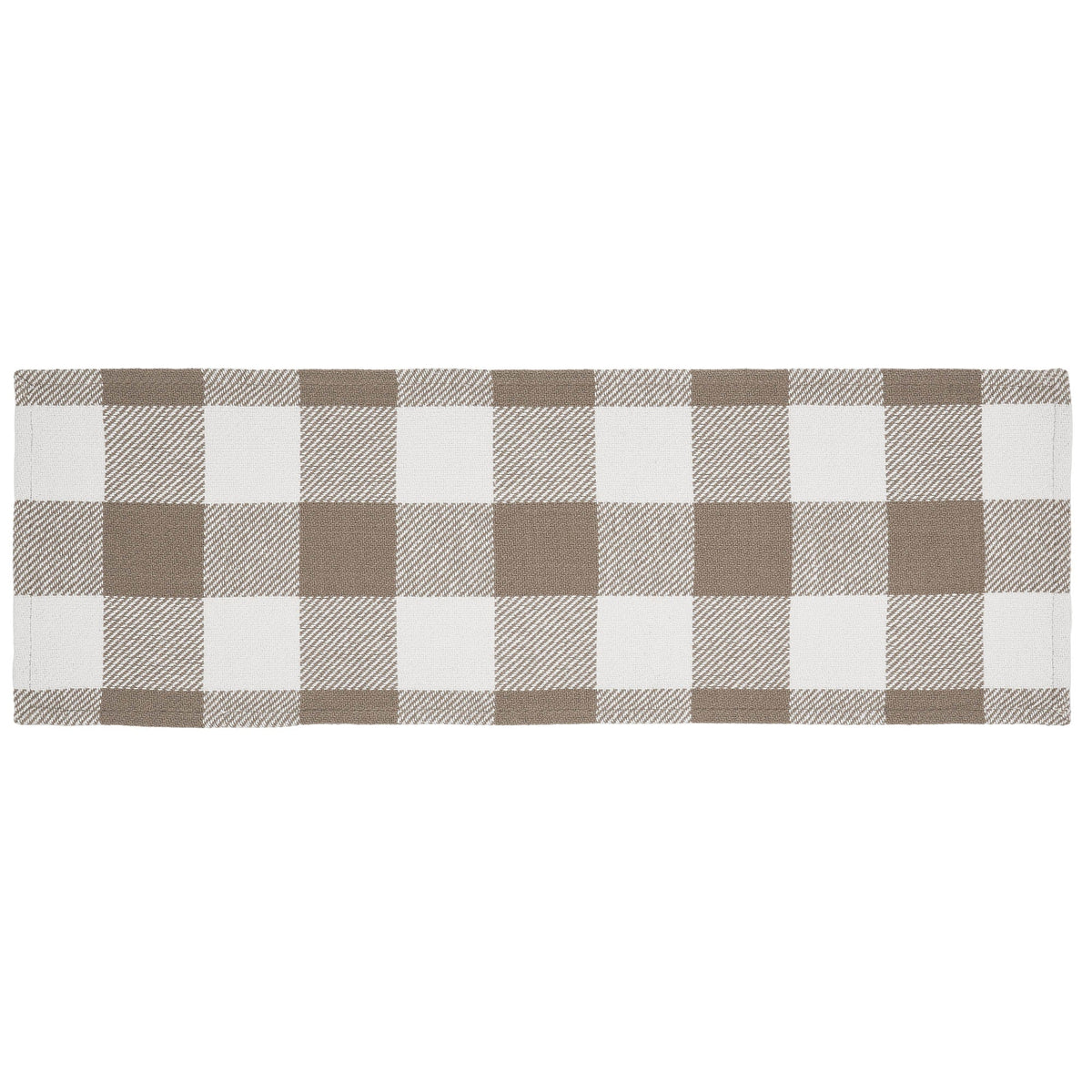 Annie Portabella Buffalo Check Table Runner