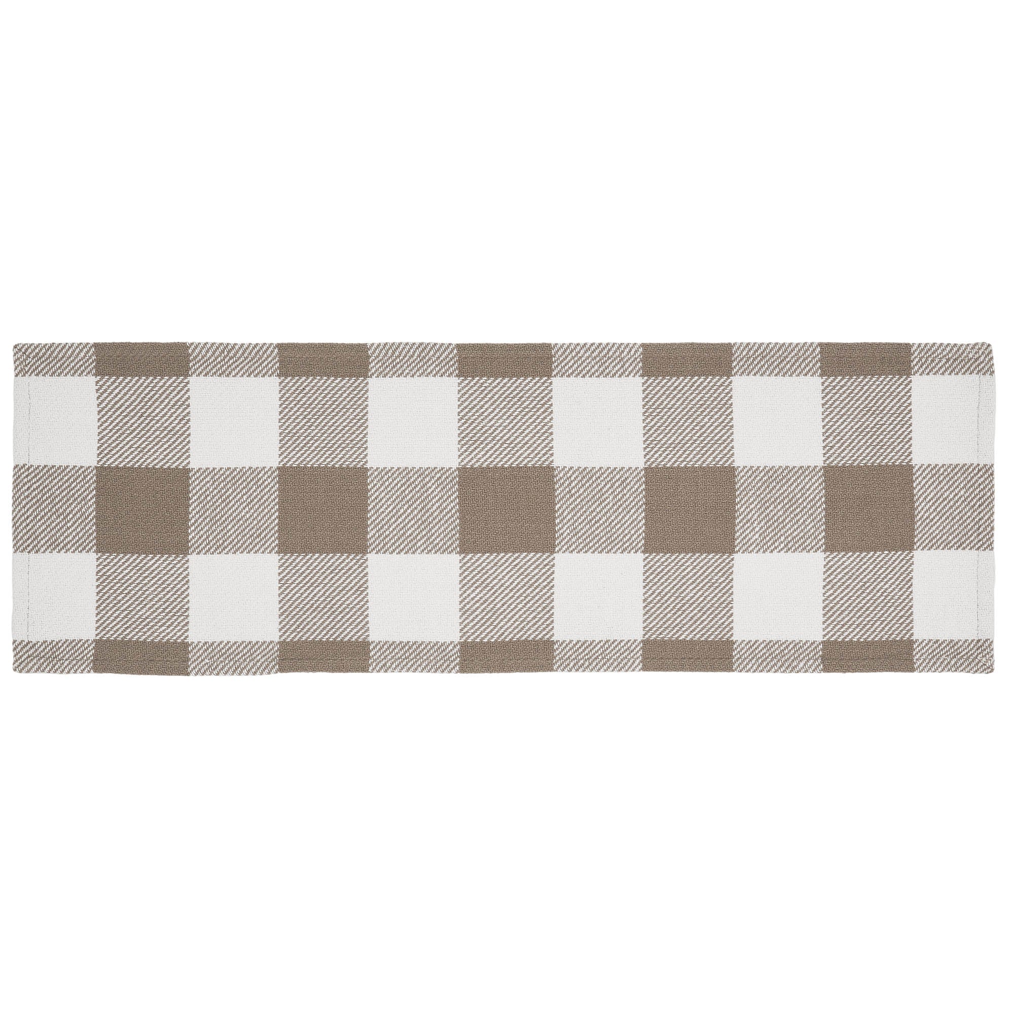 Annie Portabella Buffalo Check Table Runner