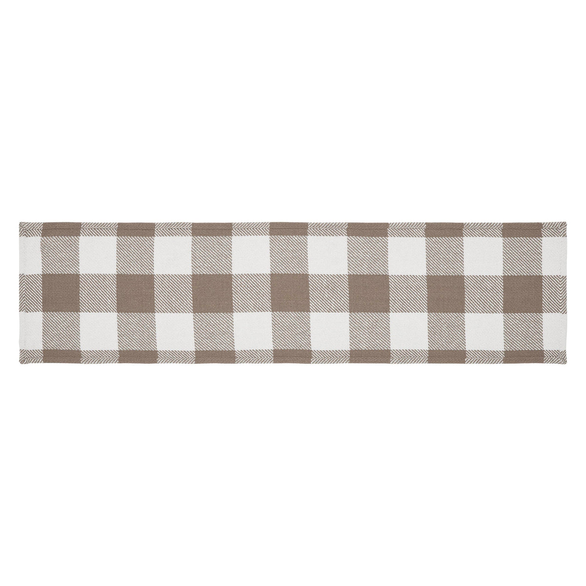 Annie Portabella Buffalo Check Table Runner