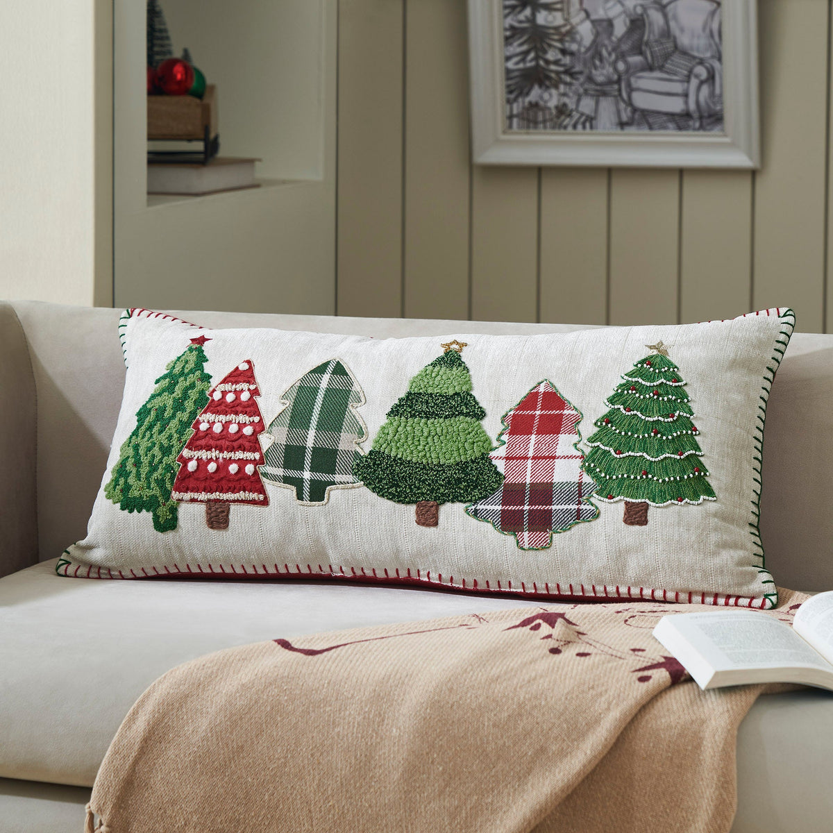 Applique Tree Pillow