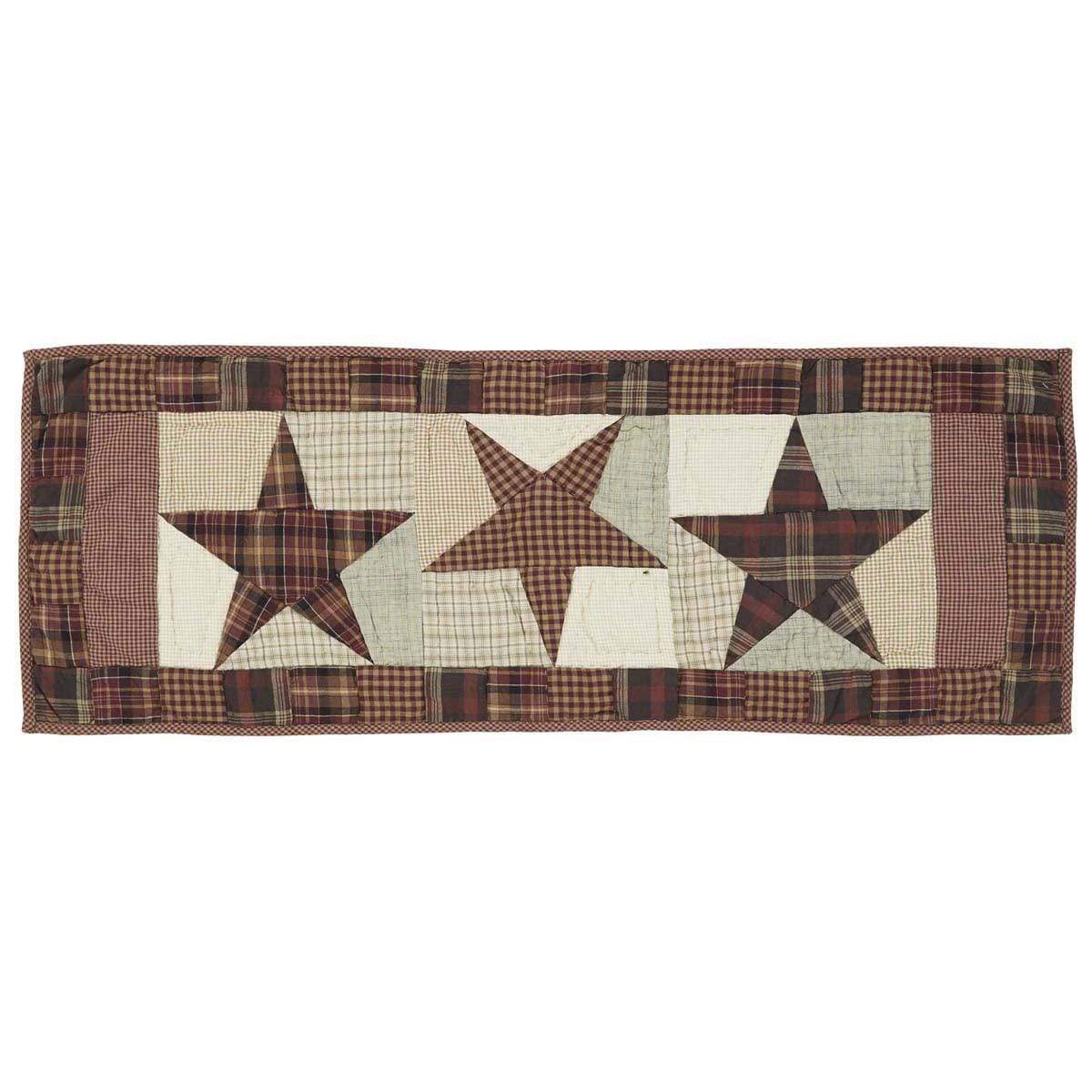 Abilene Star Quilted Runner