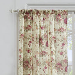 Antique Rose Ecru 84" Panel Set