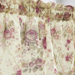 Antique Rose Ecru 84" Panel Set