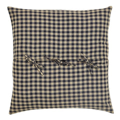 Black Check Euro Sham