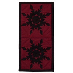 Black Feathered Star Mini Runner