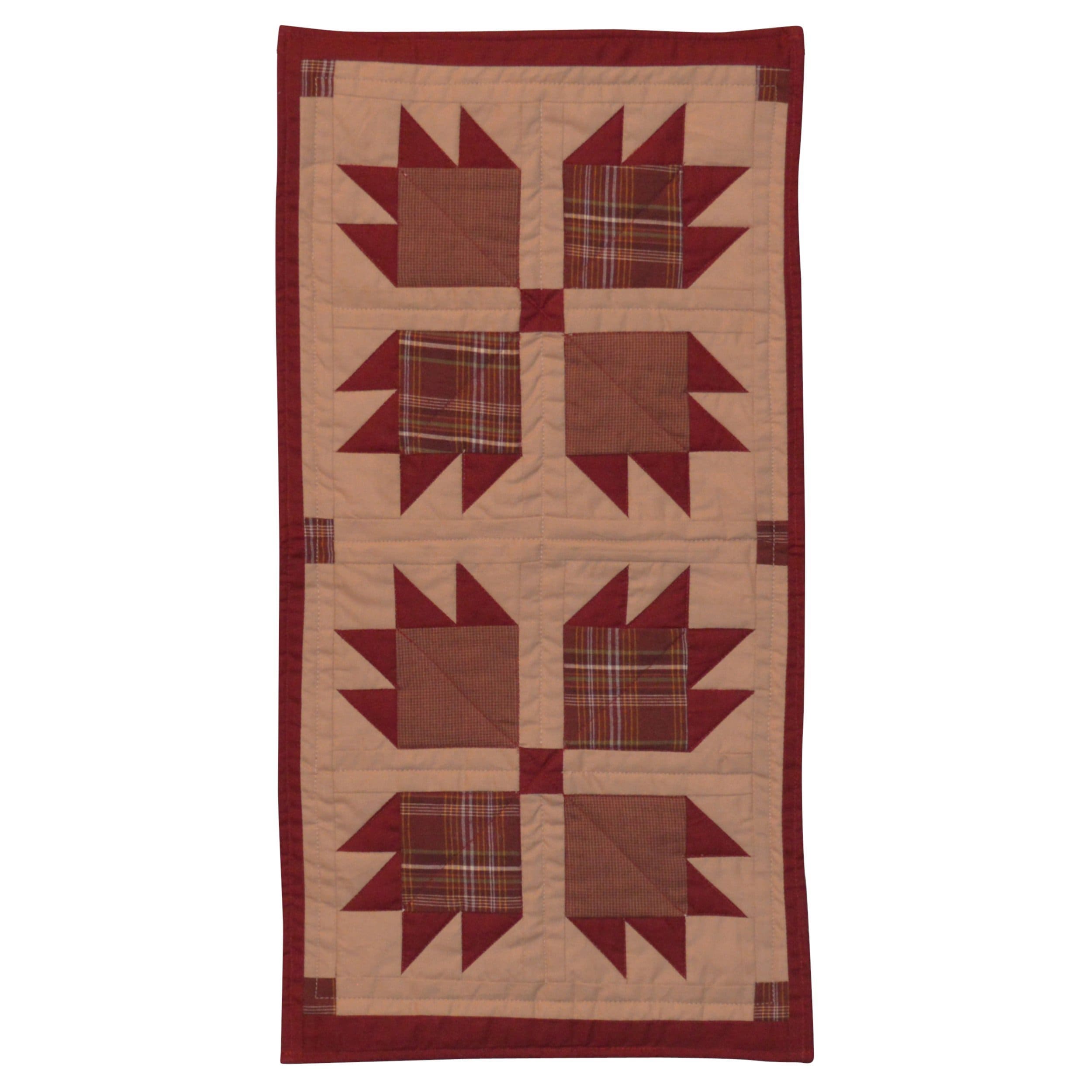 Burgundy Bear's Paw Mini Runner