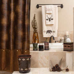 Aztec Bear Bath Accessory Set