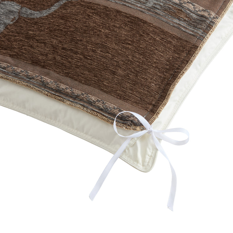 Chisholm Longhorn Chenille Jacquard Bedding Set