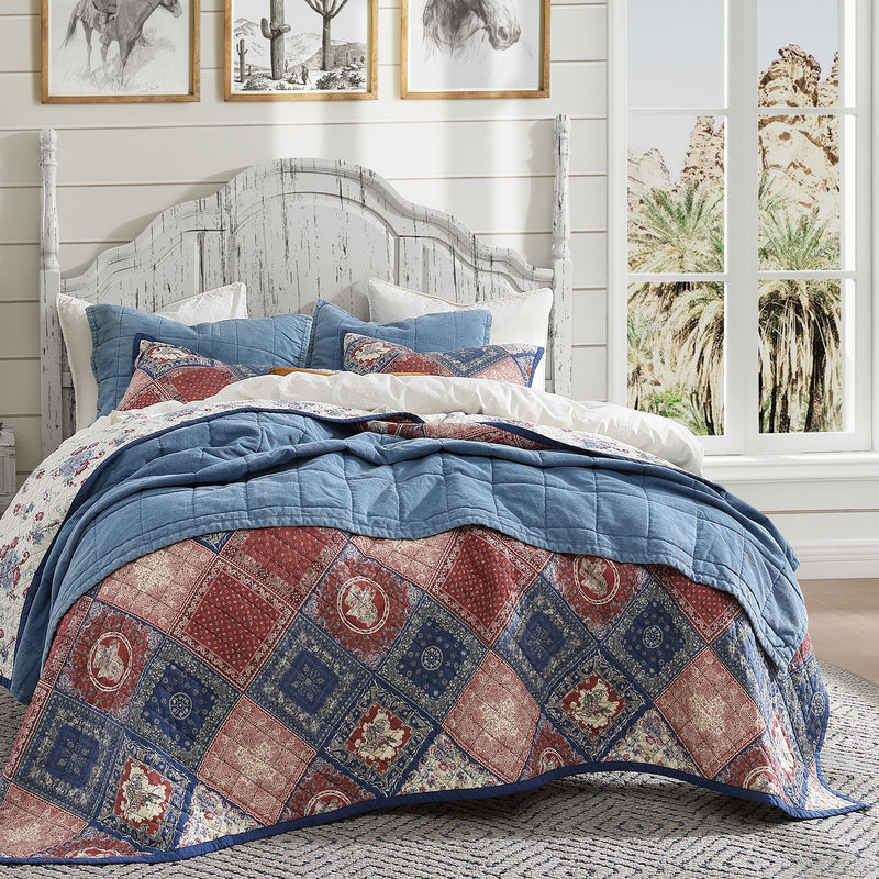 Bandana Reversible Quilt Set