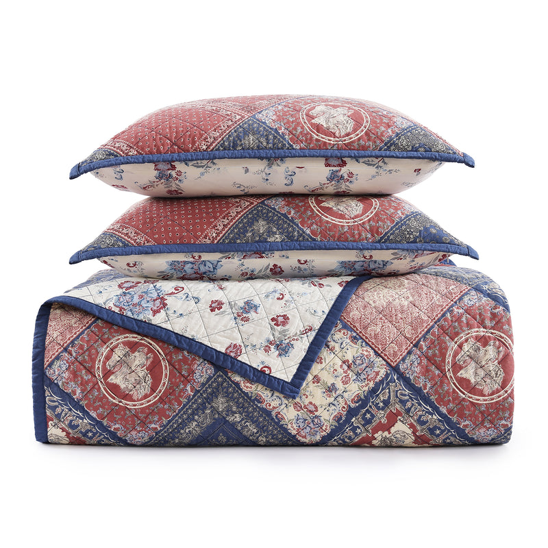 Bandana Reversible Quilt Set