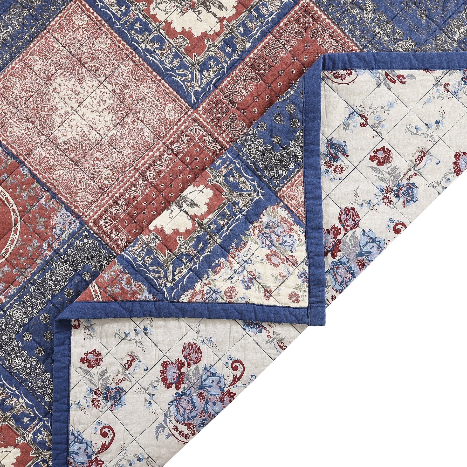 Bandana Reversible Quilt Set