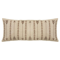 Burlap Arrow Pillow