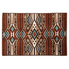 Aztec Stripe Latex Backed Kitchen/ Bath Rug
