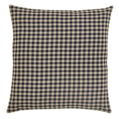 Black Check Euro Sham