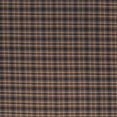 Black and Tan Plaid Valance