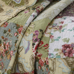 Blooming Prairie 5 Piece Daybed Quilt Set
