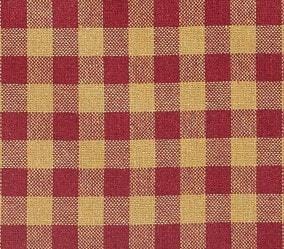 Burgundy Check 84" Panel Set