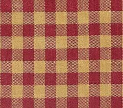 Burgundy Check Swag