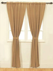 Burlap Natural 84" Panel Set